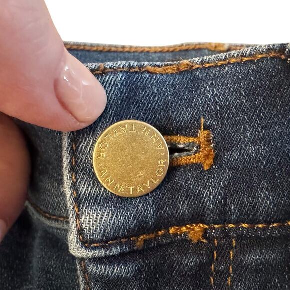 Ann Taylor Jeans Women's Size 4 Blue The Skinny Super High Rise Preppy 1143 - Picture 3 of 11